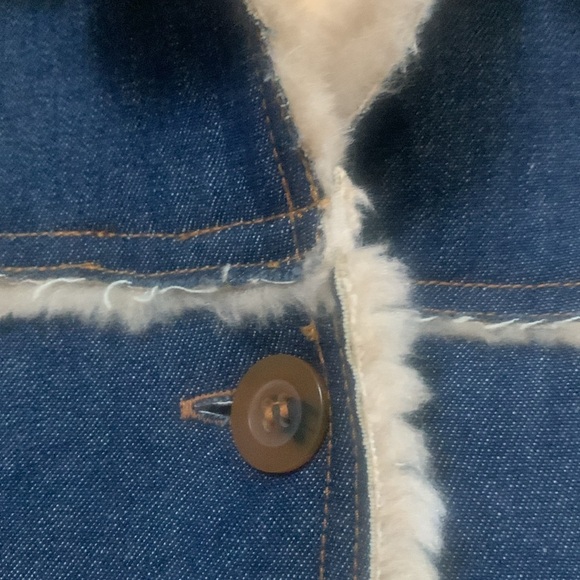 Vintage Sherpa Denim & Fleece Jacket - Picture 5 of 9